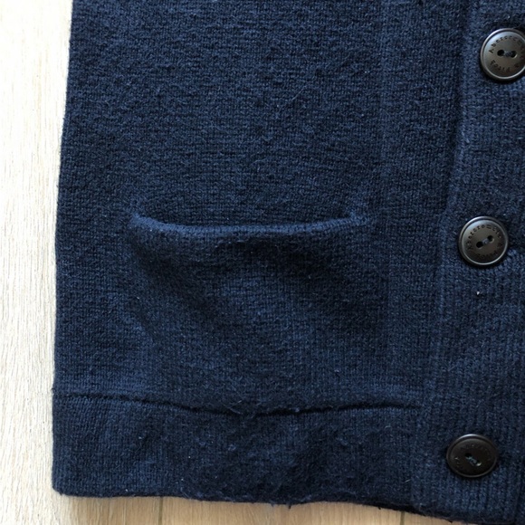 Abercrombie & Fitch Varsity Embroidered Cardigan in Navy Men’s Size M - Picture 11 of 12